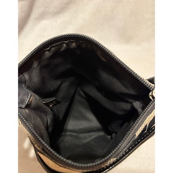 Coach Signature Slim Slingpack Crossbody Adjustable Strap Canvas Leather Trim - Picture 9 of 9